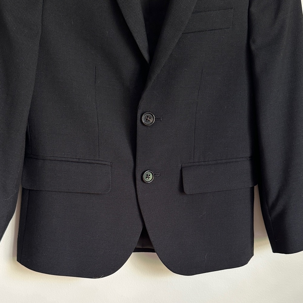 Ralph Lauren Kids Black and Navy Suit Jacket/Blazer Size 8 - Picture 3 of 8